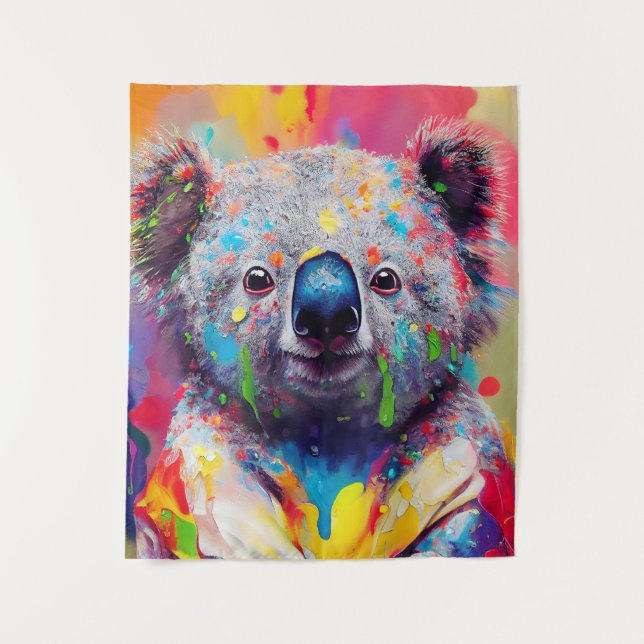 Koala Bear Animal Discovery Adventure Nature  Tapestry (Front)