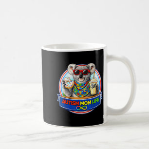 Koala Bear Autism Mum Life Doughnut Milkshake Coffee Mug