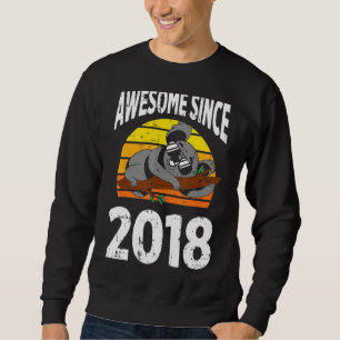 Koala Bear Awesome Since 2018 4th Birthday 4 Years Sweatshirt