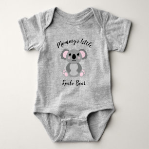 Koala Bear Baby Shower Green Gender Neutral Baby Bodysuit