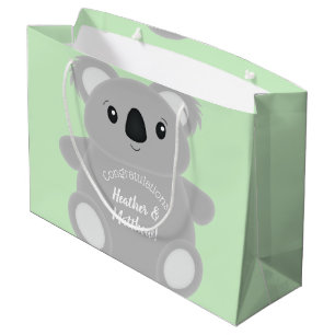 Koala Bear Baby Shower Large Gift Bag