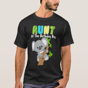 Koala Bear Birthday Aunt Of The Birthday Boy Koala T-Shirt