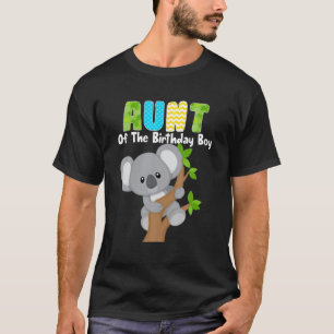 Koala Bear Birthday Aunt Of The Birthday Boy Koala T-Shirt