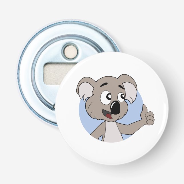 Koala bear cartoon bottle opener (Front)