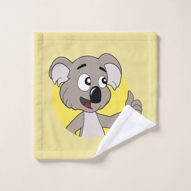 Koala bear cartoon wash cloth (Wash Cloth)