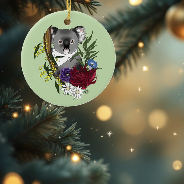 Koala Bear Ceramic Ornament (Creator Uploaded)