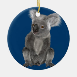 Koala Bear Ceramic Ornament