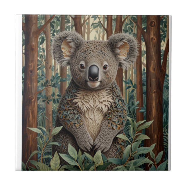 Koala Bear Ceramic Tile (Front)