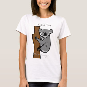 Koala Bear Climbing Tree Thunder_Cove T-Shirt