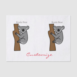 Koala Bear Climbing Tree Thunder_Cove Tissue Paper