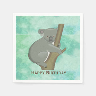 Koala Bear Design Paper Napkins