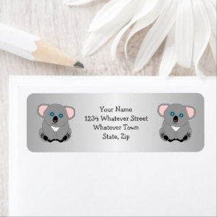 Koala Bear Design Return Address Label