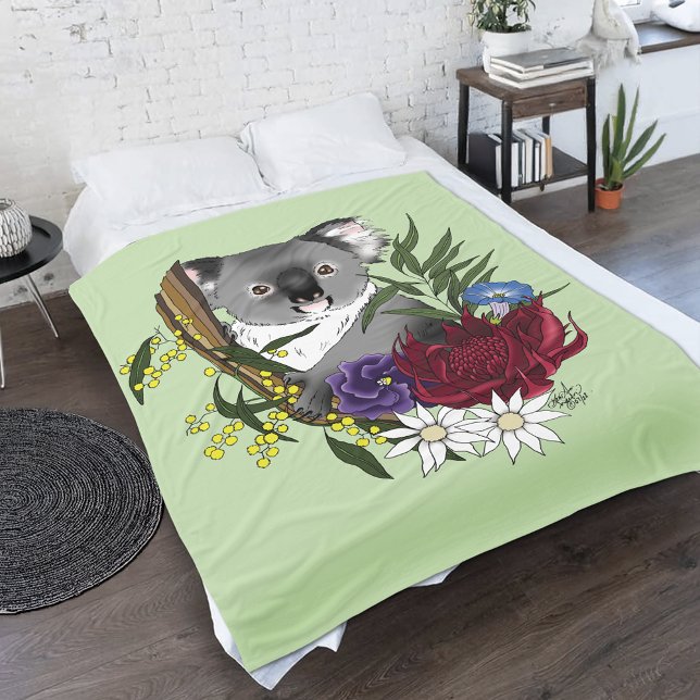 Koala Bear Fleece Blanket (Creator Uploaded)