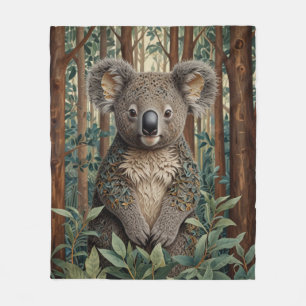 Koala Bear Fleece Blanket