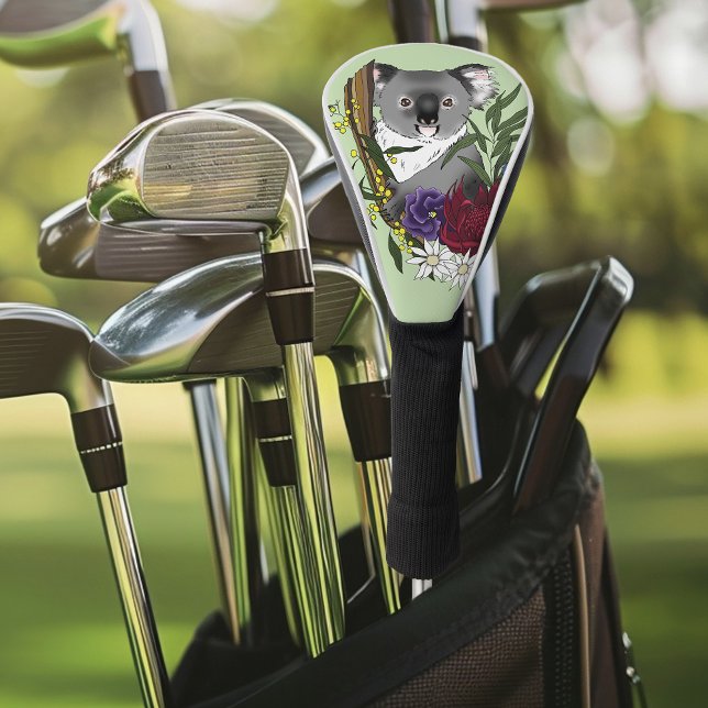 Koala Bear Green Golf Head Cover (Creator Uploaded)