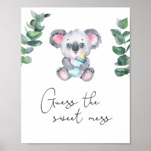 Koala bear - Guess the sweet mess Poster