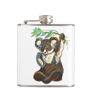 koala bear hip flask