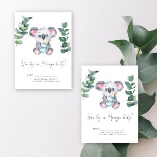 Koala Bear How big is mummy's belly? Enclosure Card