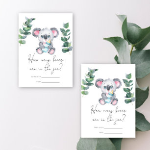 Koala Bear How many bears are in the jar? Enclosure Card