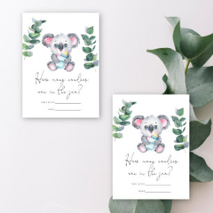 Koala Bear How many candies are in the jar? Enclosure Card