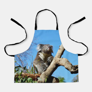 Koala Bear In Tree, Kids Full Print Apron