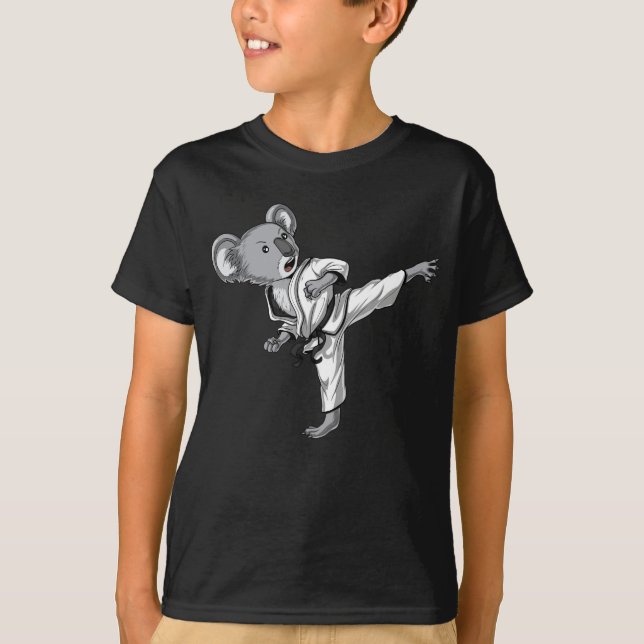 Koala Bear Karate T-Shirt (Front)