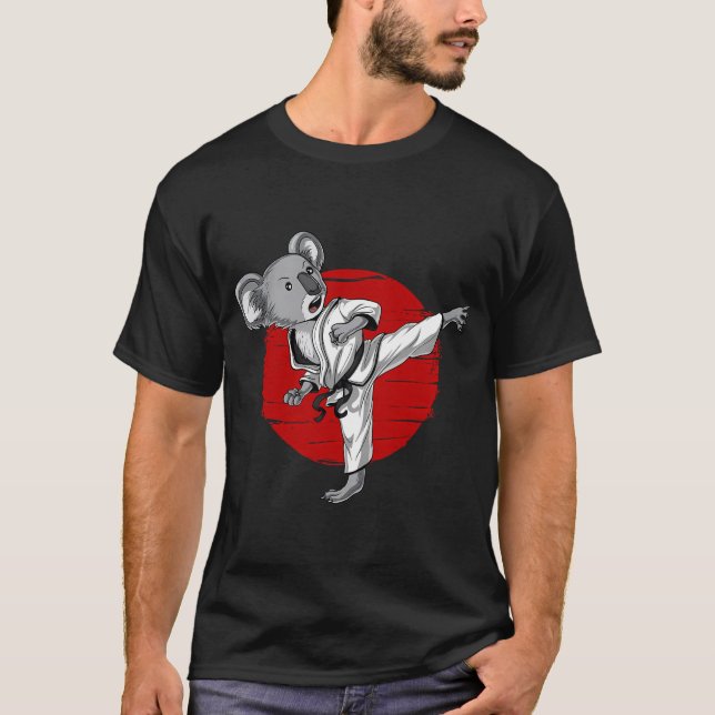 Koala Bear Karate T-Shirt (Front)