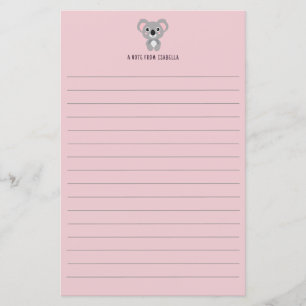 Koala Bear Kids Personalised Stationery