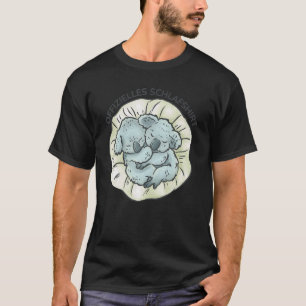 Koala bear Koalas Nap Sleeping Sleep Pajama Nightg T-Shirt