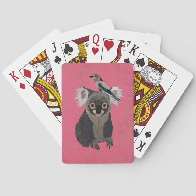 KOALA BEAR & LILLAC BIRD PLAYING CARDS (Back)