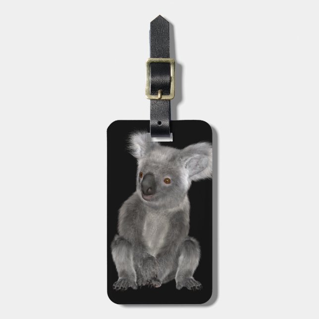 Koala Bear Luggage Tag (Front Vertical)