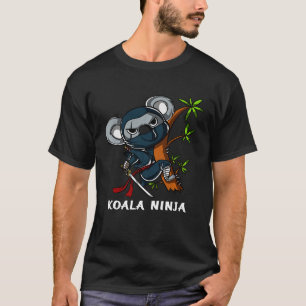 Koala Bear Ninja Samurai Funny Martial Arts Animal T-Shirt