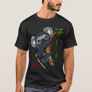 Koala Bear Ninja Samurai T-Shirt