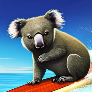 Koala Bear on a Surfboard T-Shirt