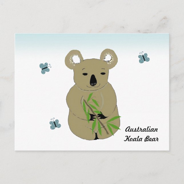 Koala Bear Postcard (Front)