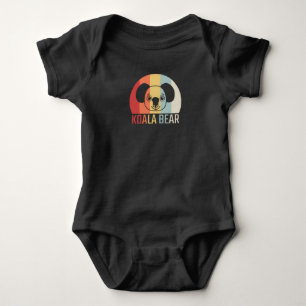 Koala Bear Retro Baby Bodysuit