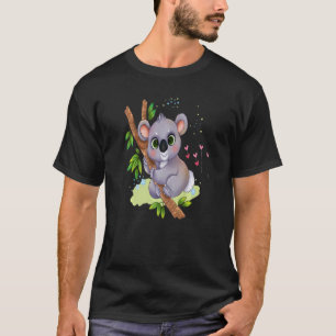 Koala Bear Retro Sunset Animal Koala T-Shirt