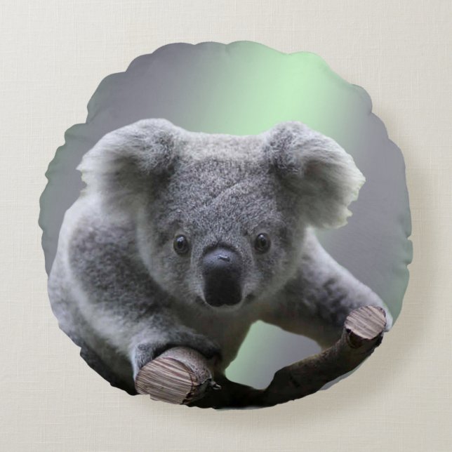 Koala Bear Round Cushion (Front)