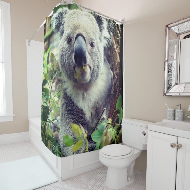 Koala Bear Shower Curtain (In Situ)