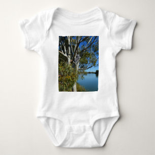 Koala Bear Sleeping In Gum Tree, Baby Bodysuit