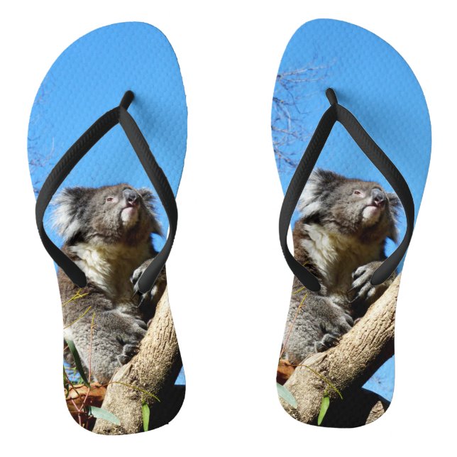 Koala Bear Time To Reflect On Life,  Thongs (Footbed)