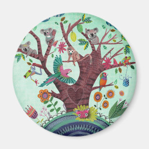 Koala Bear Tree of Life   Magnet