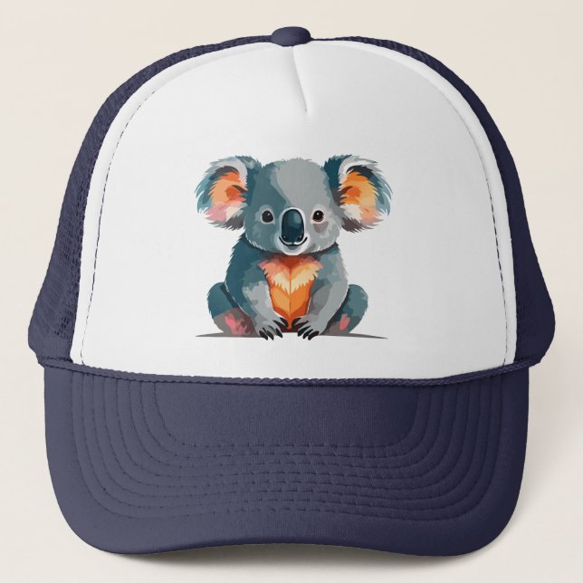 Koala bear trucker hat (Front)
