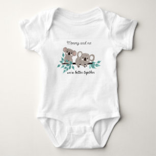 Koala Bear Water Colour Baby Body Suit Baby Bodysuit