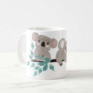 Koala Bear Water Colour Painted Art Mug
