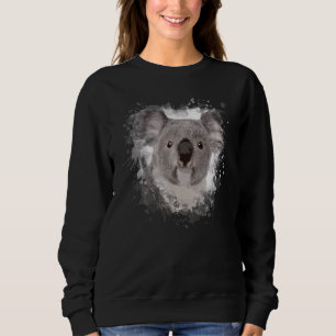 Koala Bear Wildlife Nature Watercolor Spirit Anima Sweatshirt