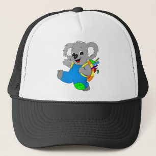 Koala Bear with backpack Trucker Hat