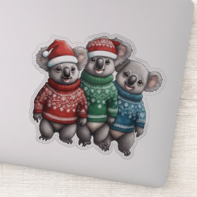 Koala Bears in Sweaters (Detail)