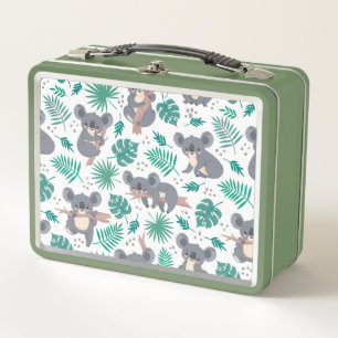 Koala Bears Metal Lunch Box