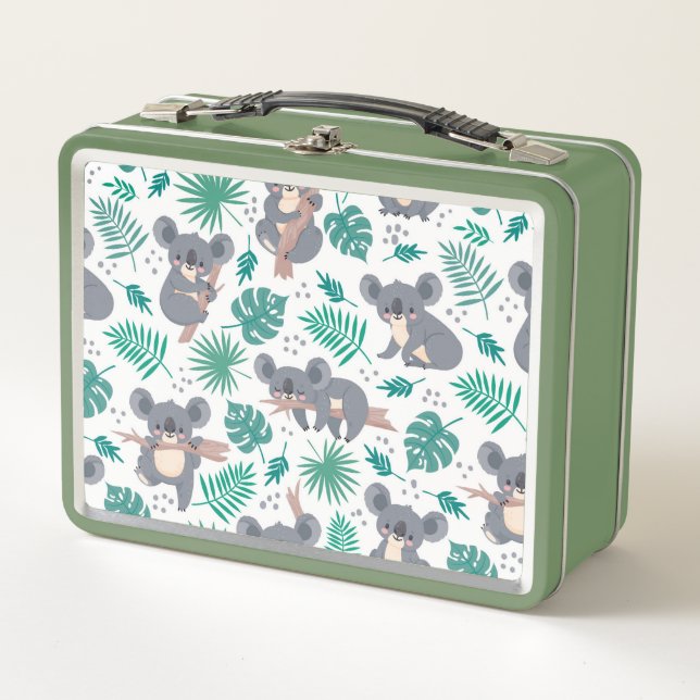 Koala Bears Metal Lunch Box (Front)